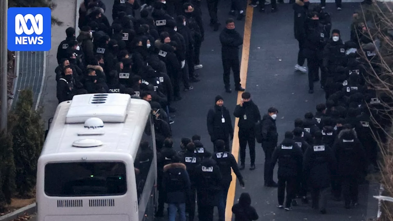 Hundreds of South Korean Police Storm Residence of Impeached President Yoon Suk Yeol