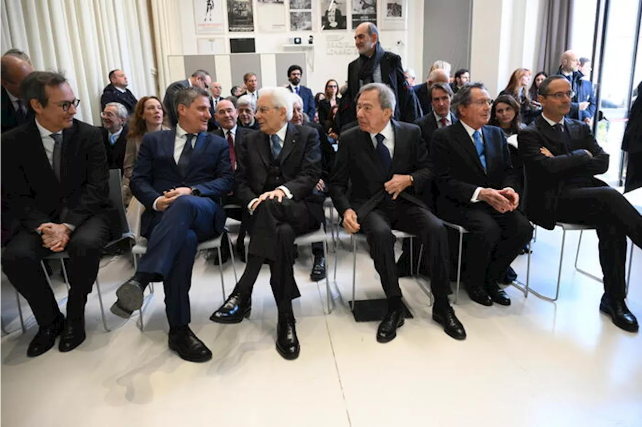 Mattarella inaugura la mostra ANSA per gli 80 anni