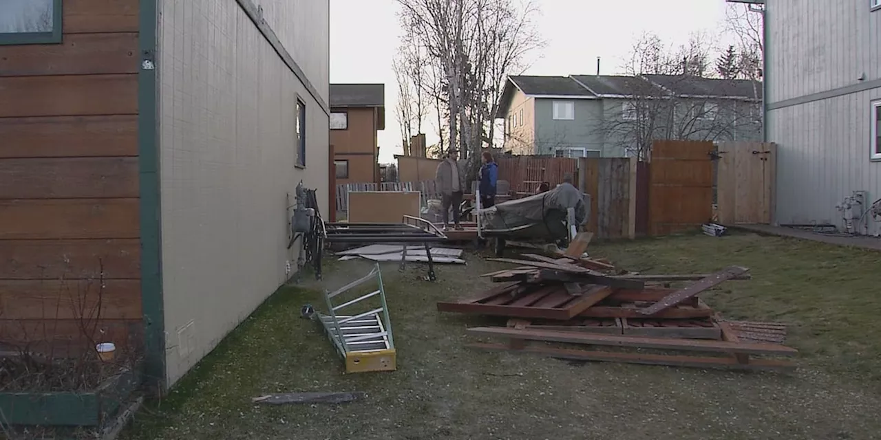 Anchorage Neighborhoods Left Cleaning Up After Devastating Windstorm