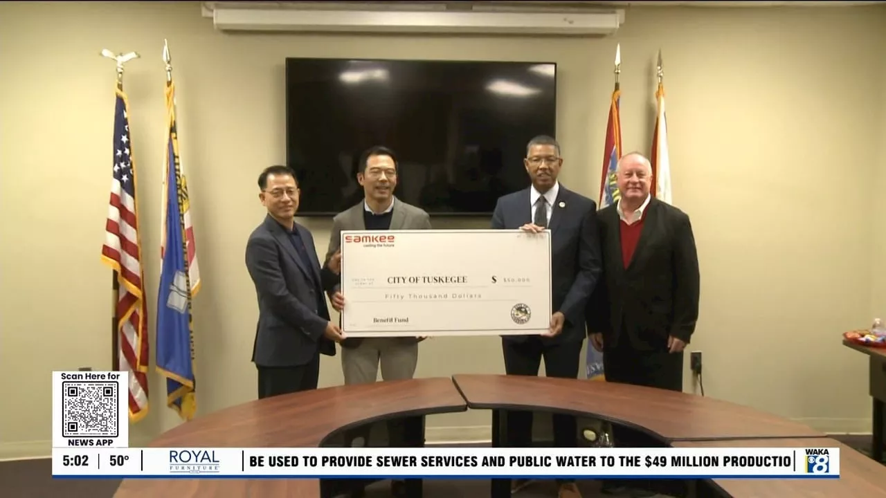 City of Tuskegee gets $50,000 donation