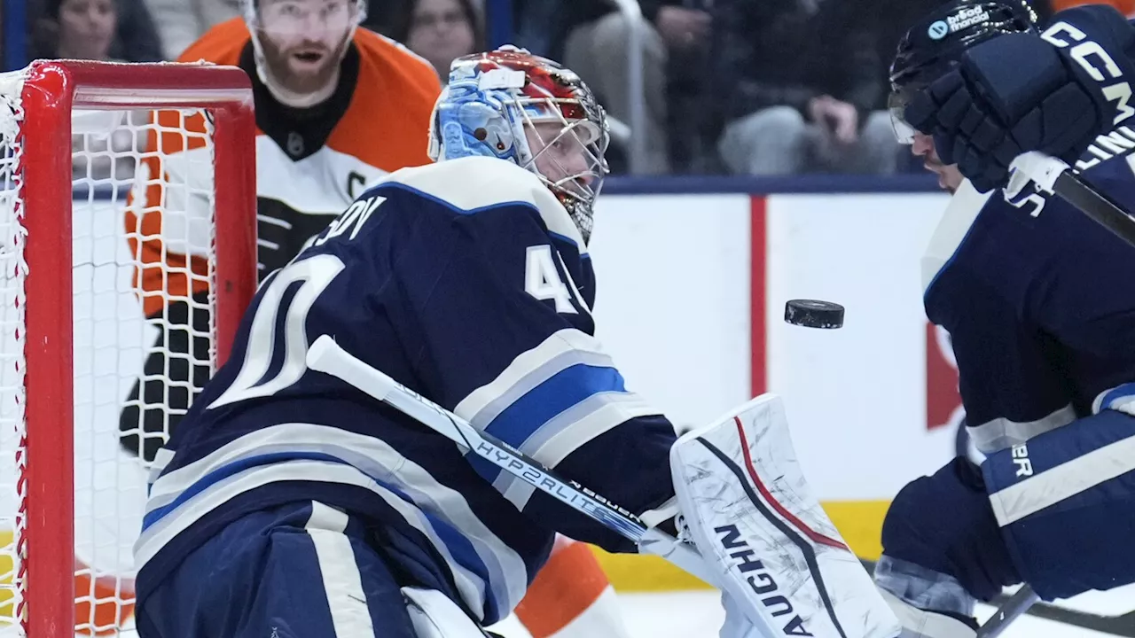 Blue Jackets rally past Flyers 3-2 in shootout for fifth straight win