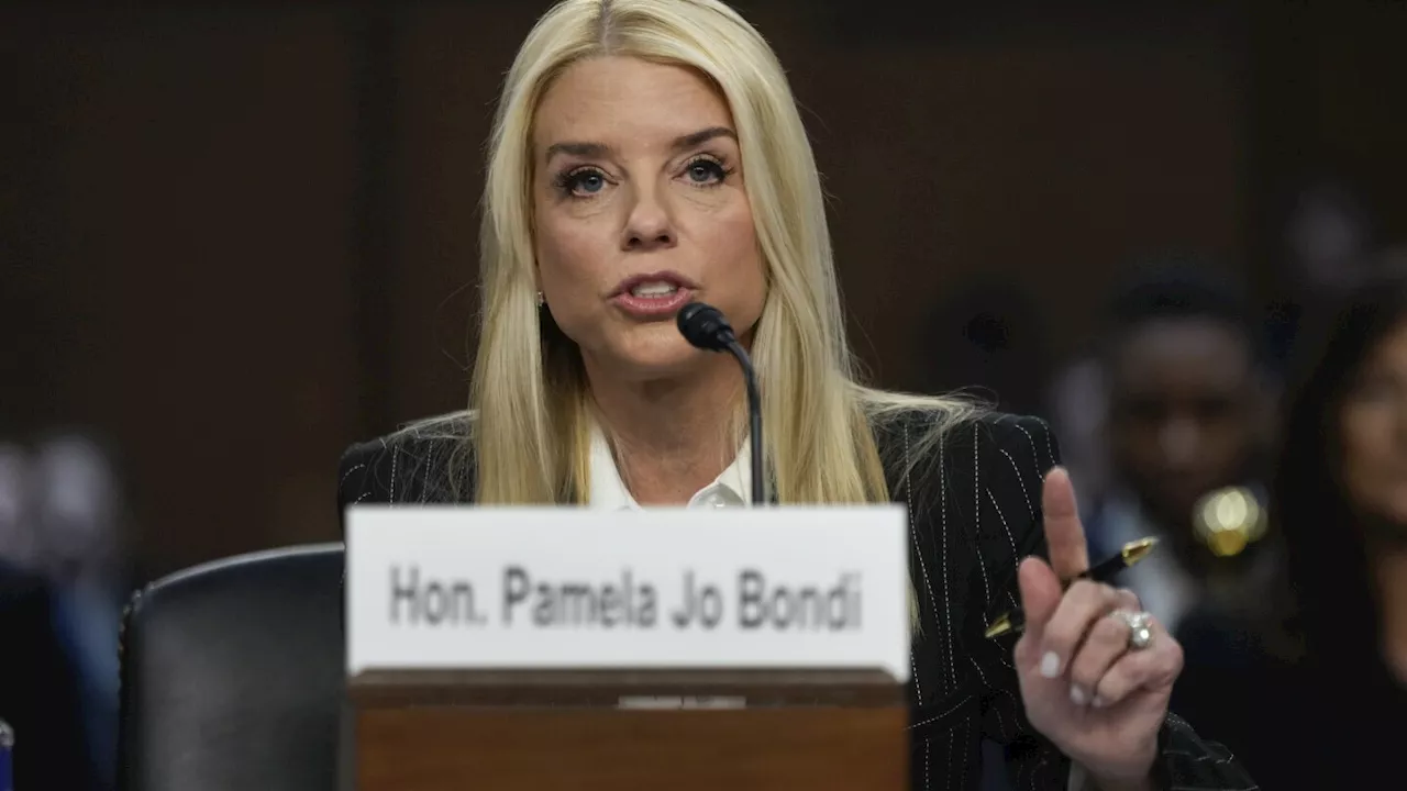 Bondi Vows to Avoid Weaponizing Justice Department at Confirmation Hearing