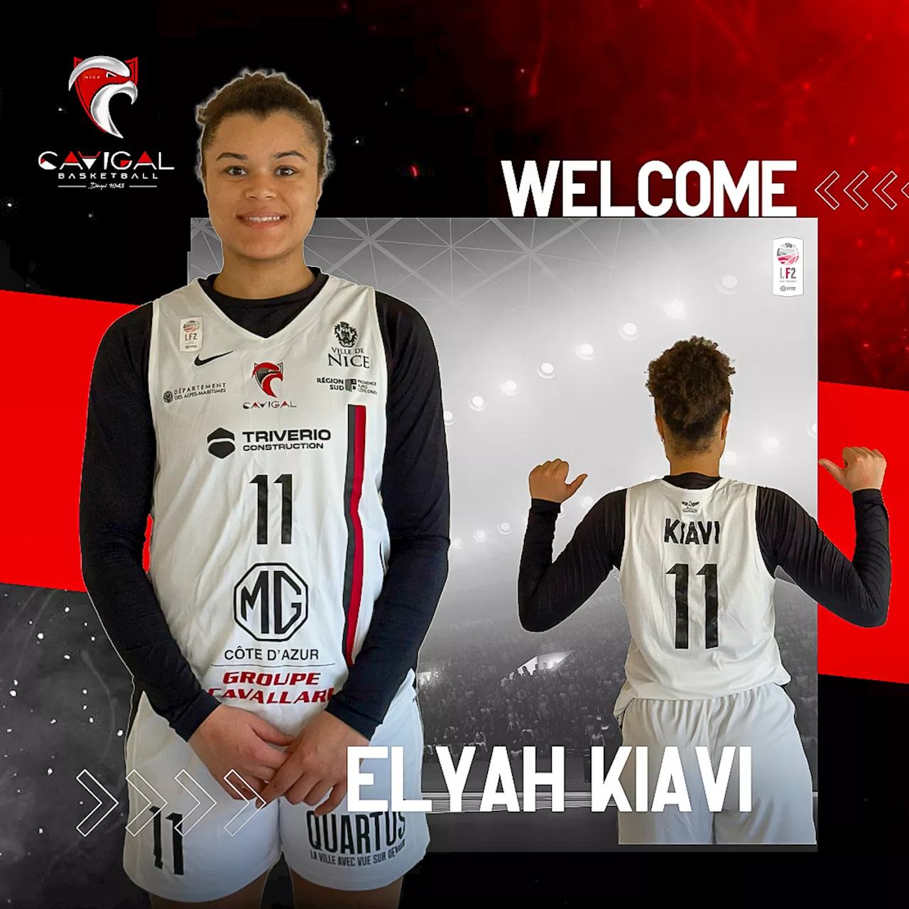 Libérée de Charnay, Elyah Kiavi a signé à Nice