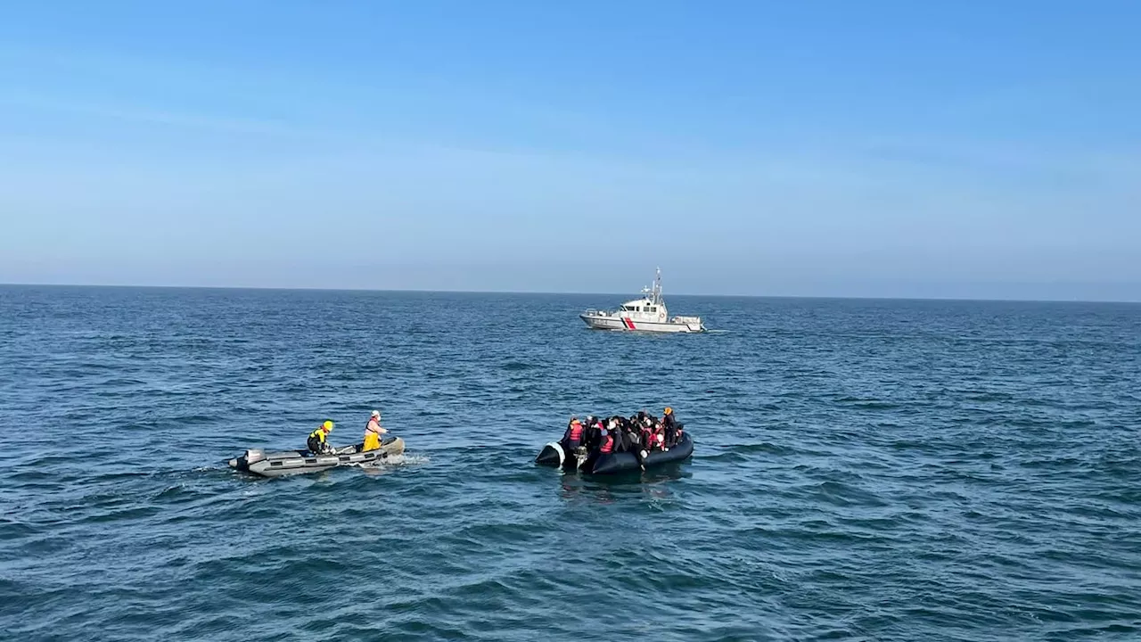 Traversée de la Manche: 76 migrants secourus au large de Calais