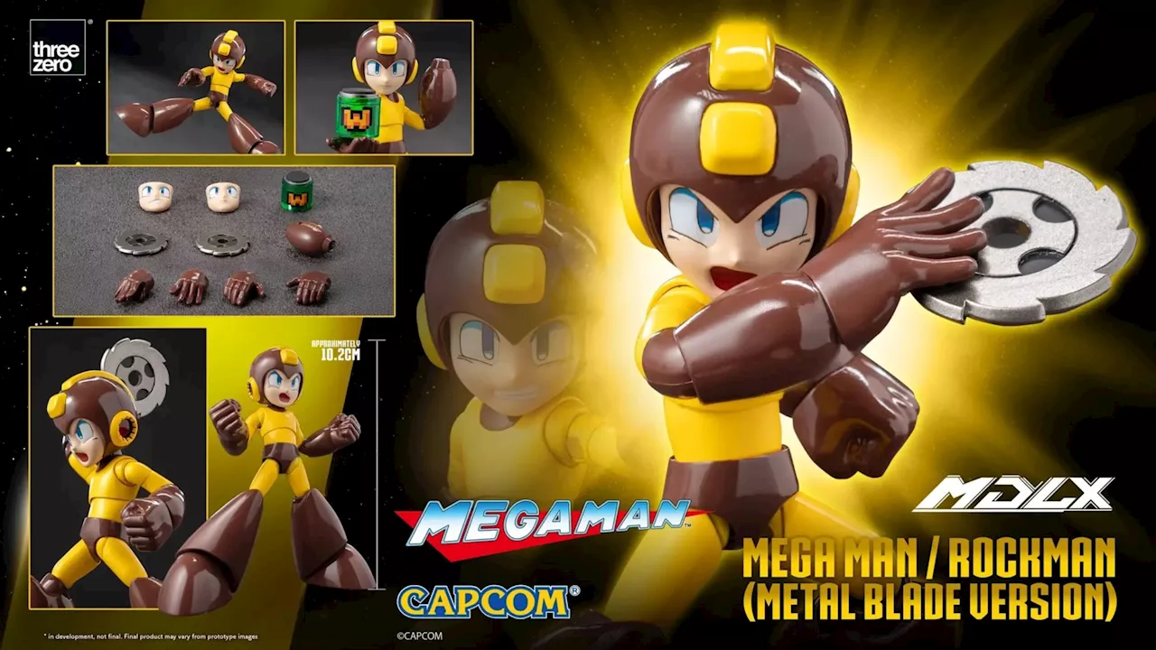 Threezero Unveils Metal Blade MDLX Mega Man Figure