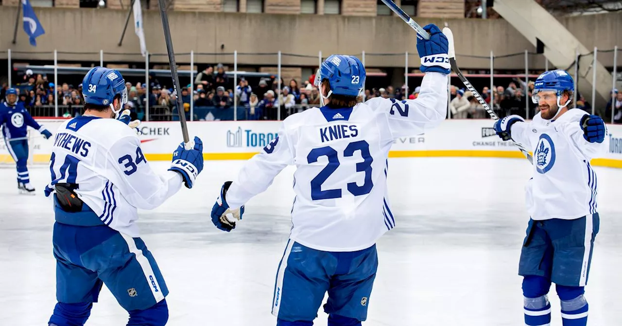 Toronto Maple Leafs to Hold Outdoor Practice at Prince of Wales Rink