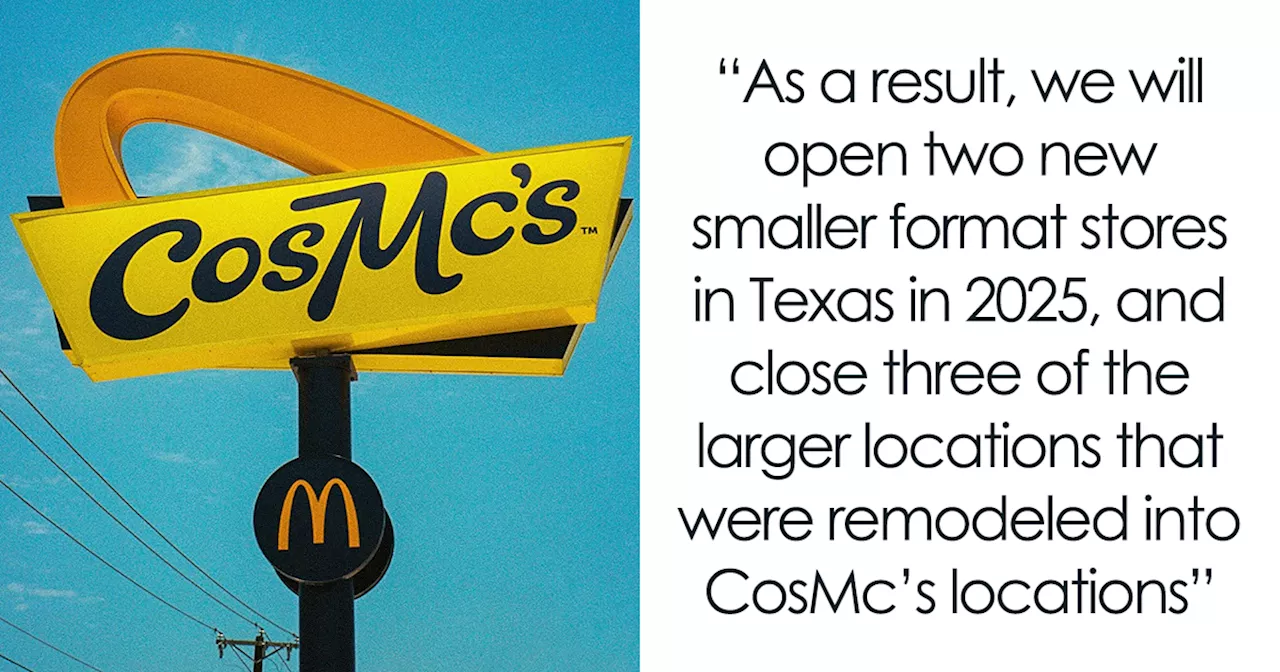 McDonald’s Spin-Off CosMc’s Faces Major Setback, Closing Half Its Locations After One Year