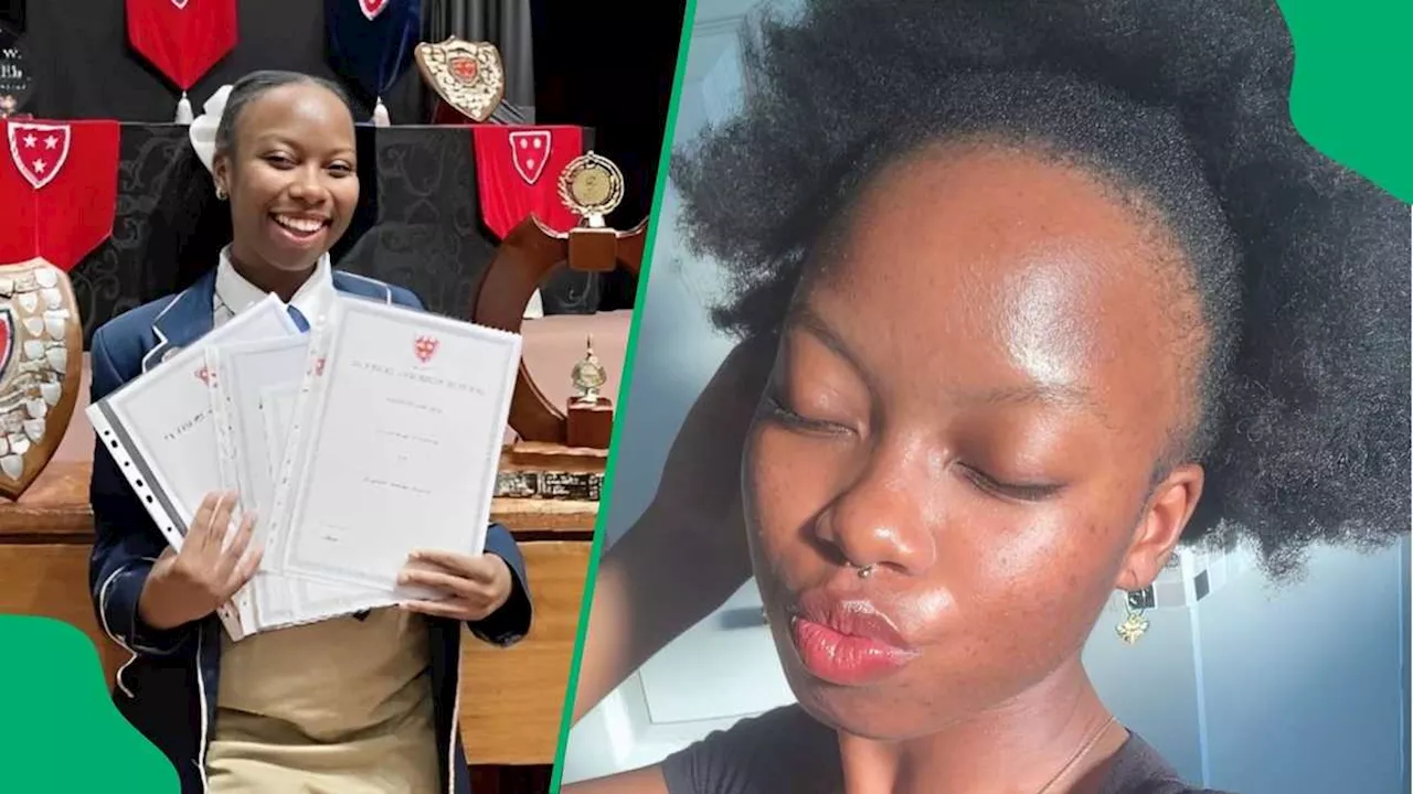 Head Girl Overwhelmed With Joy After Receiving Seven Distinctions