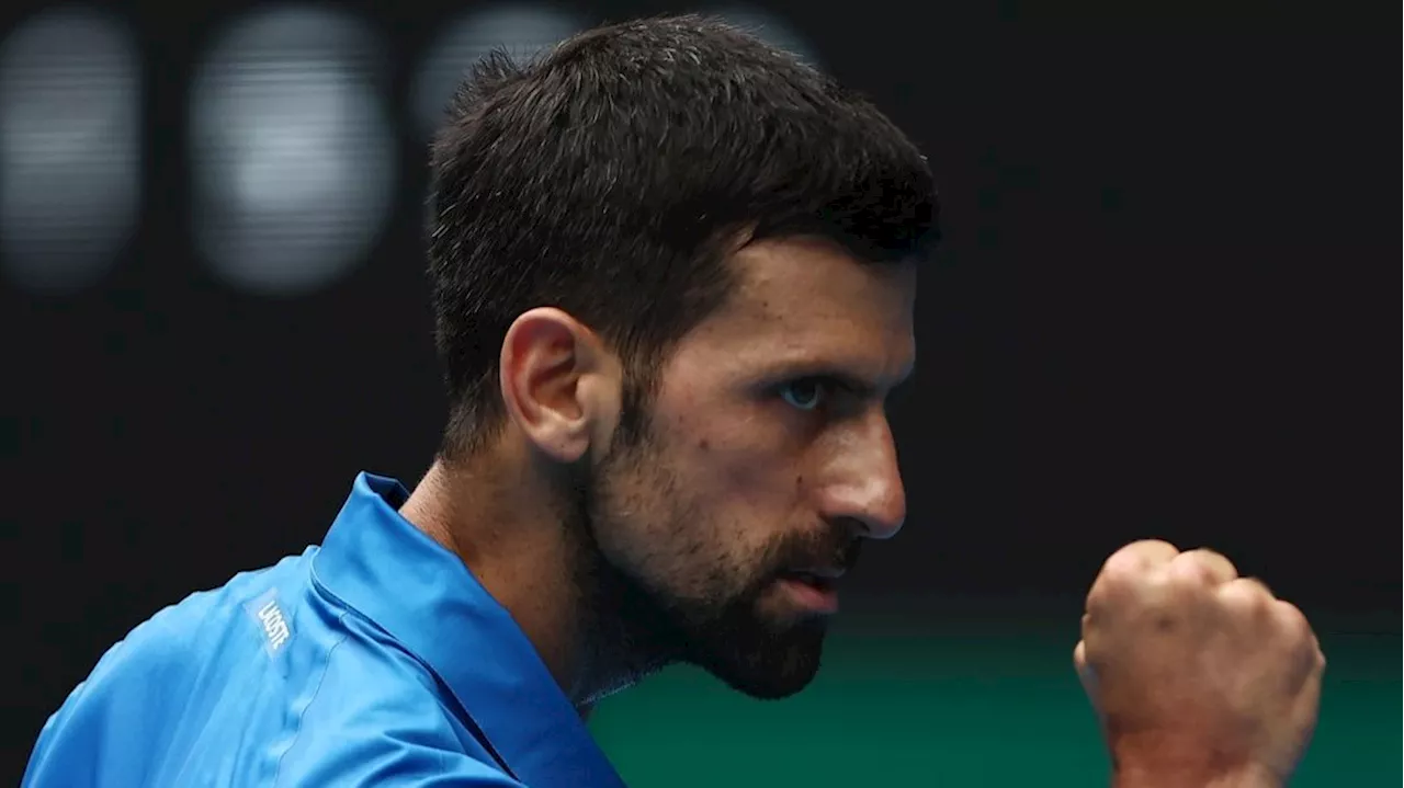 Djokovic elogia talento de João Fonseca e avança em Melbourne