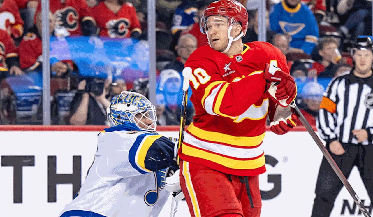 Flames Face Tough Test Against High-Scoring Blues