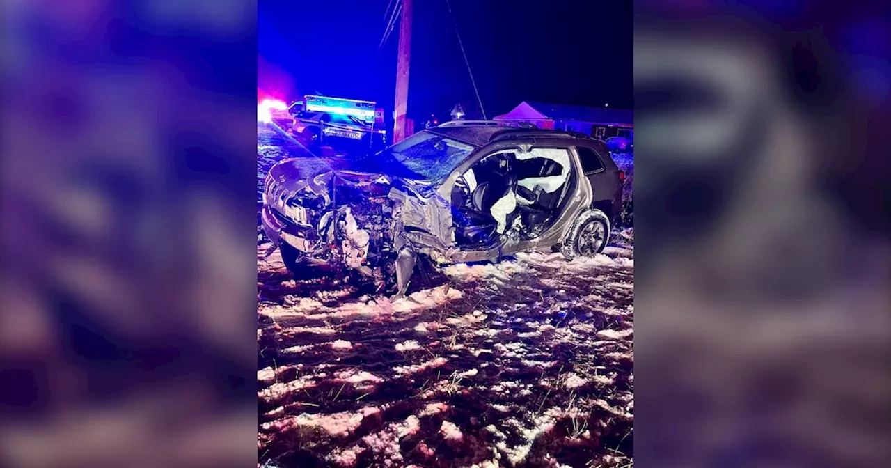 SUV Badly Damaged in Head-on Crash in Ottawa