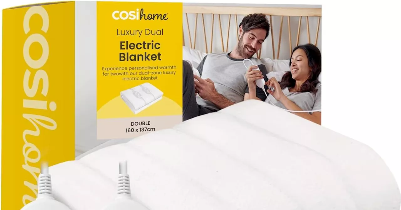 Amazon slashes price on dual-control electric blanket, perfect for cosy nights