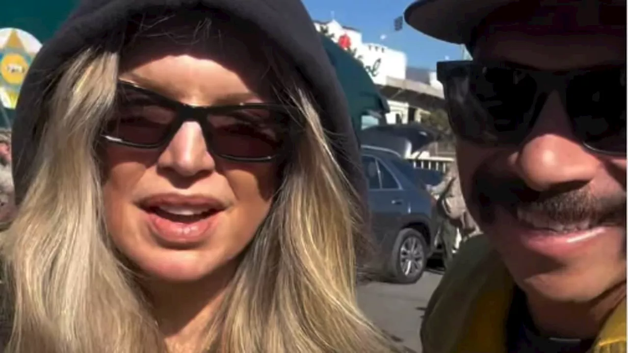 Fergie Thanks Firefighters for Saving Her Home from Wildfires