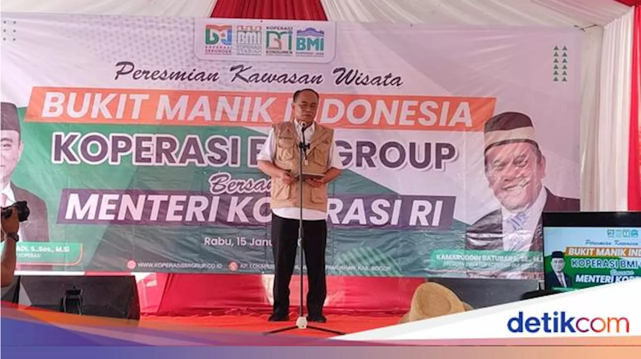 Menkop Peresmi Wisata Bukit Manik Indonesia, Harapkan Menumbuhkan Ekonomi Masyarakat