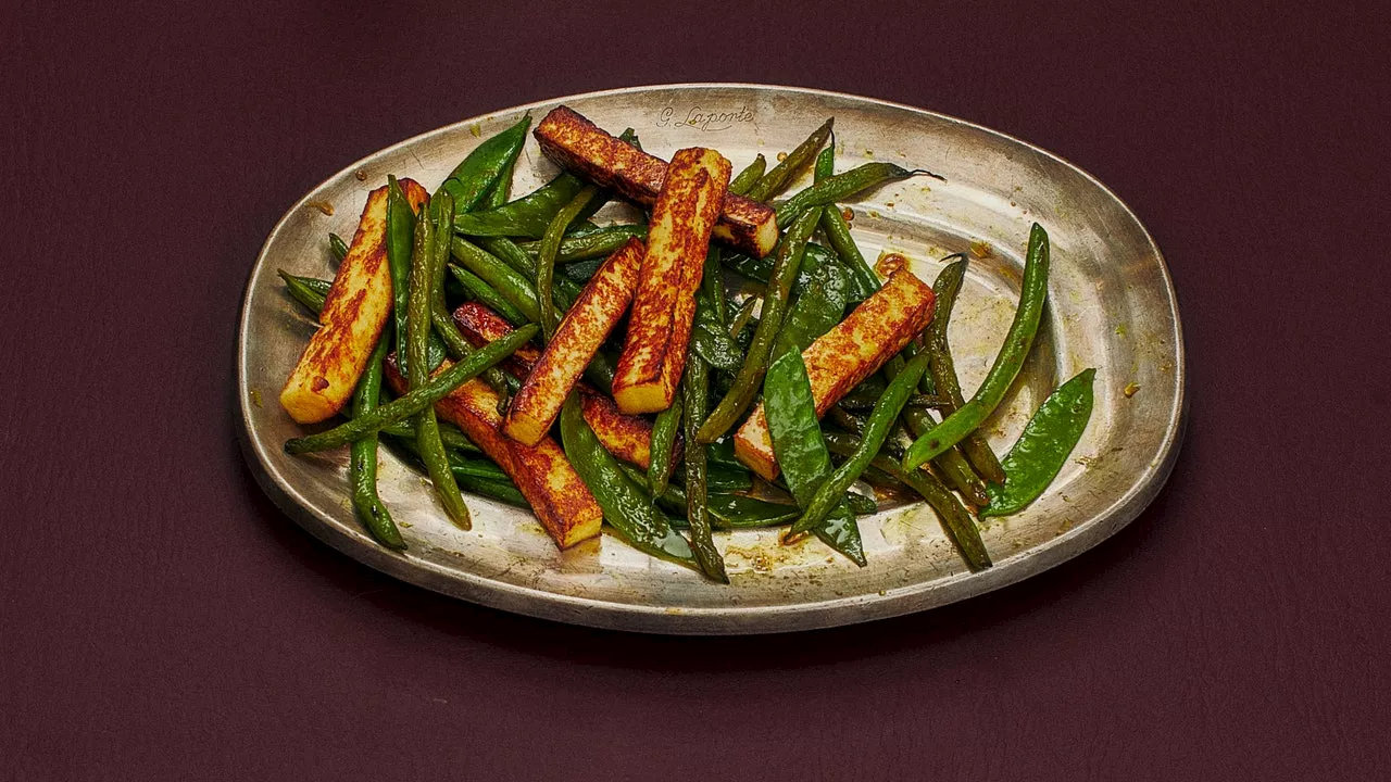 Paneer and Green Bean Stir-Fry