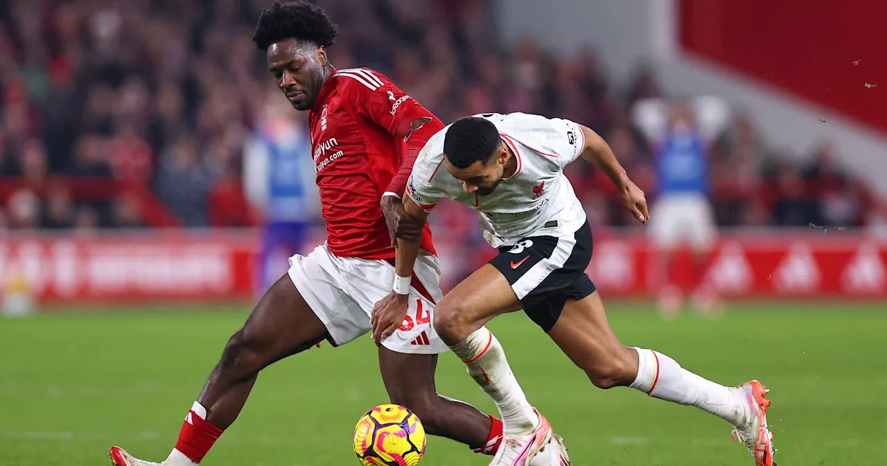 Nottingham Forest tient tête à Liverpool en un match nul passionnant