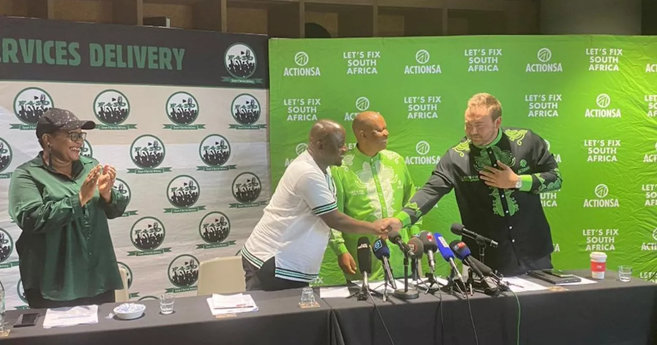 ActionSA Considers Merging with Other Parties for 2026 Elections