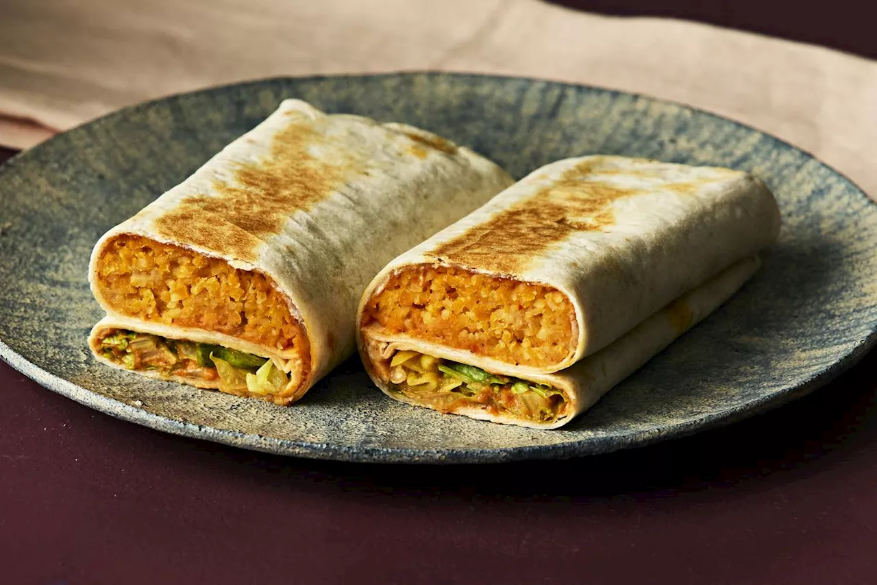 Spiced Lentil Patties in a Savory Tomato Browned Butter Wrap, Inspired by Turkish Flavors