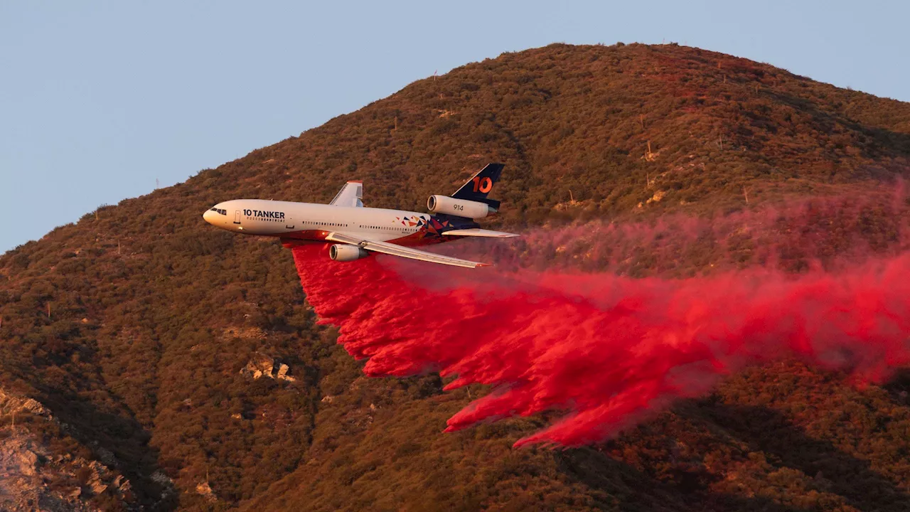 Planes and Helicopters Aid in Battling LA Wildfires