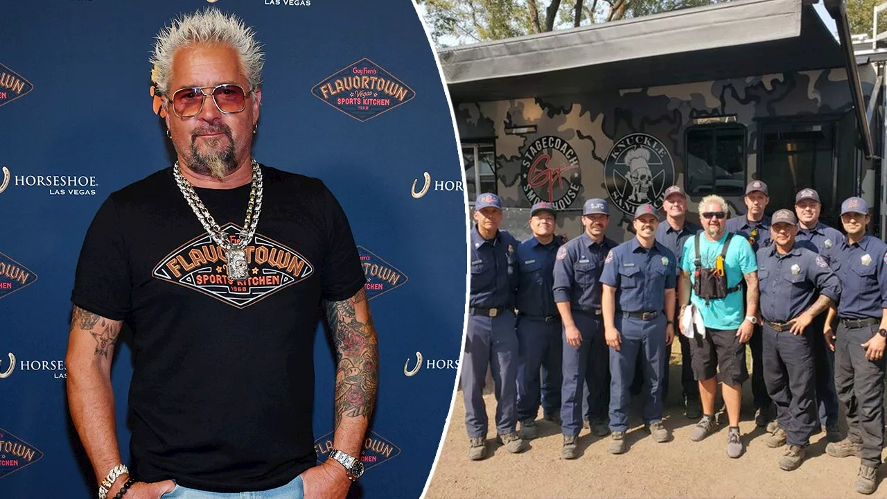 Celebrity chef Guy Fieri says 'not enough' is done for veterans, military and first responders