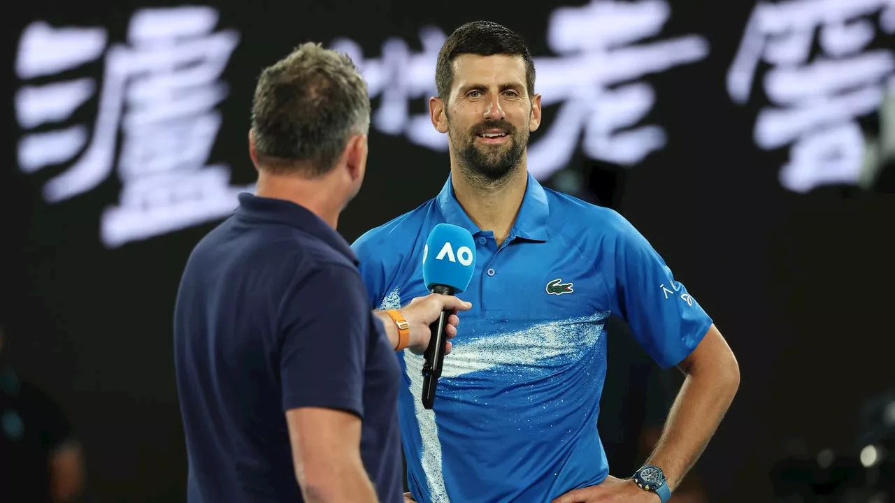 ‘Had to say it’: Novak borrows rival’s ‘money, girls, casino’ line after beating wild Federer record