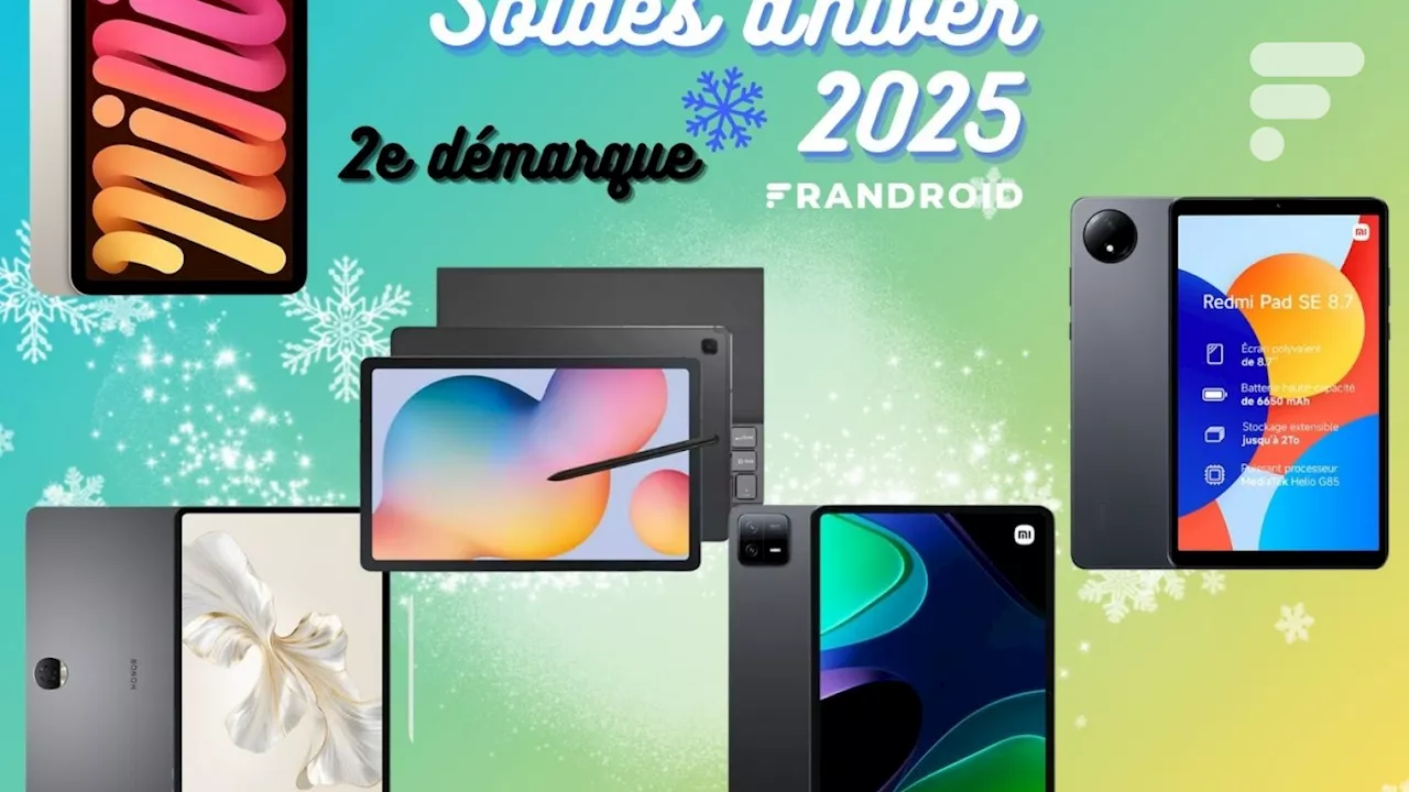 2e démarque des soldes : des tablettes tactiles attractifs à saisir