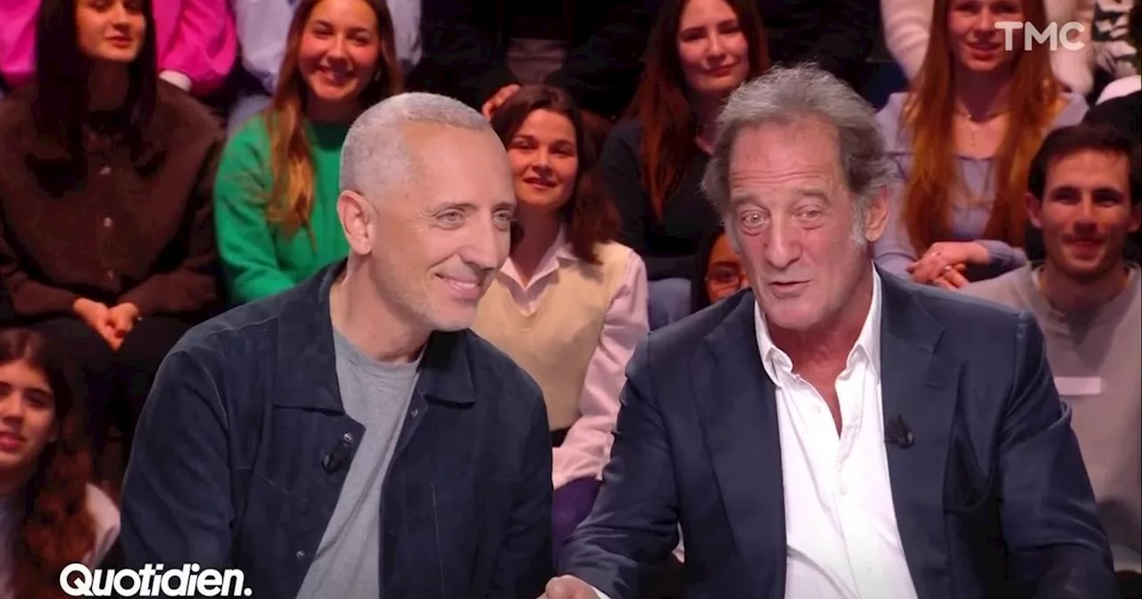 Vincent Lindon s'excuse après une blague ratée à Gad Elmaleh sur Quotidien