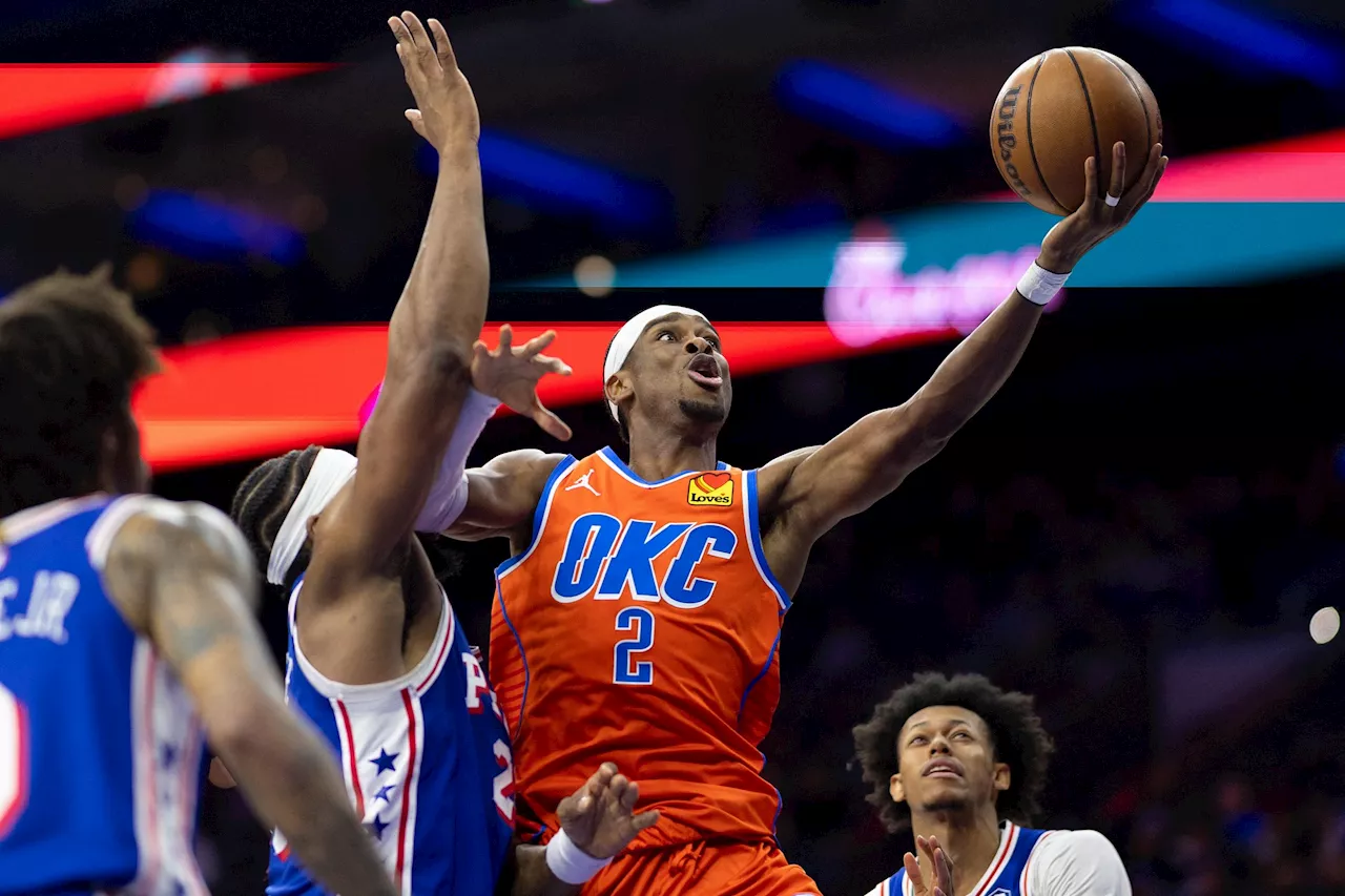 Gilgeous-Alexander Leads Thunder to Dominant Victory Over Short-Handed Sixers