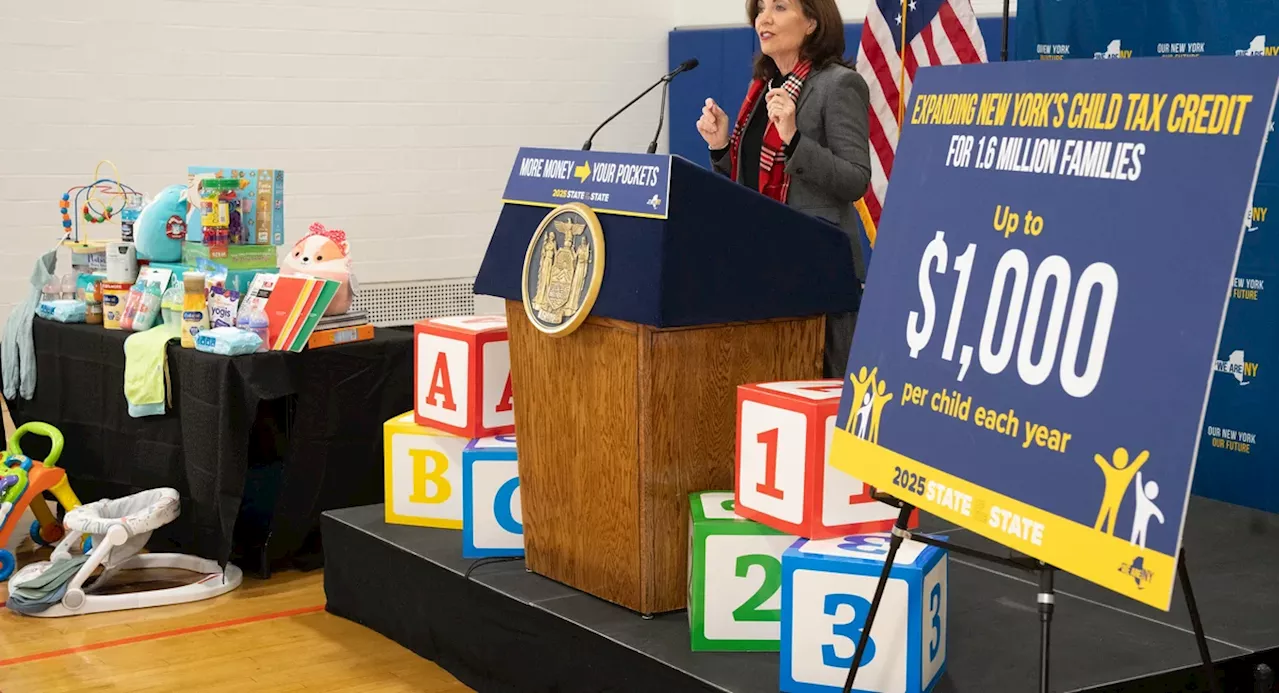 Gov. Hochul proposes tax cuts, baby bonuses in State of State speech