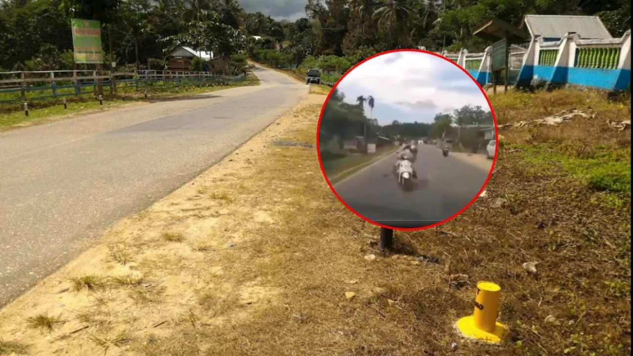 Tragedia en Indonesia: Adolescentes sufren heridas graves tras intentar rebasar a alta velocidad