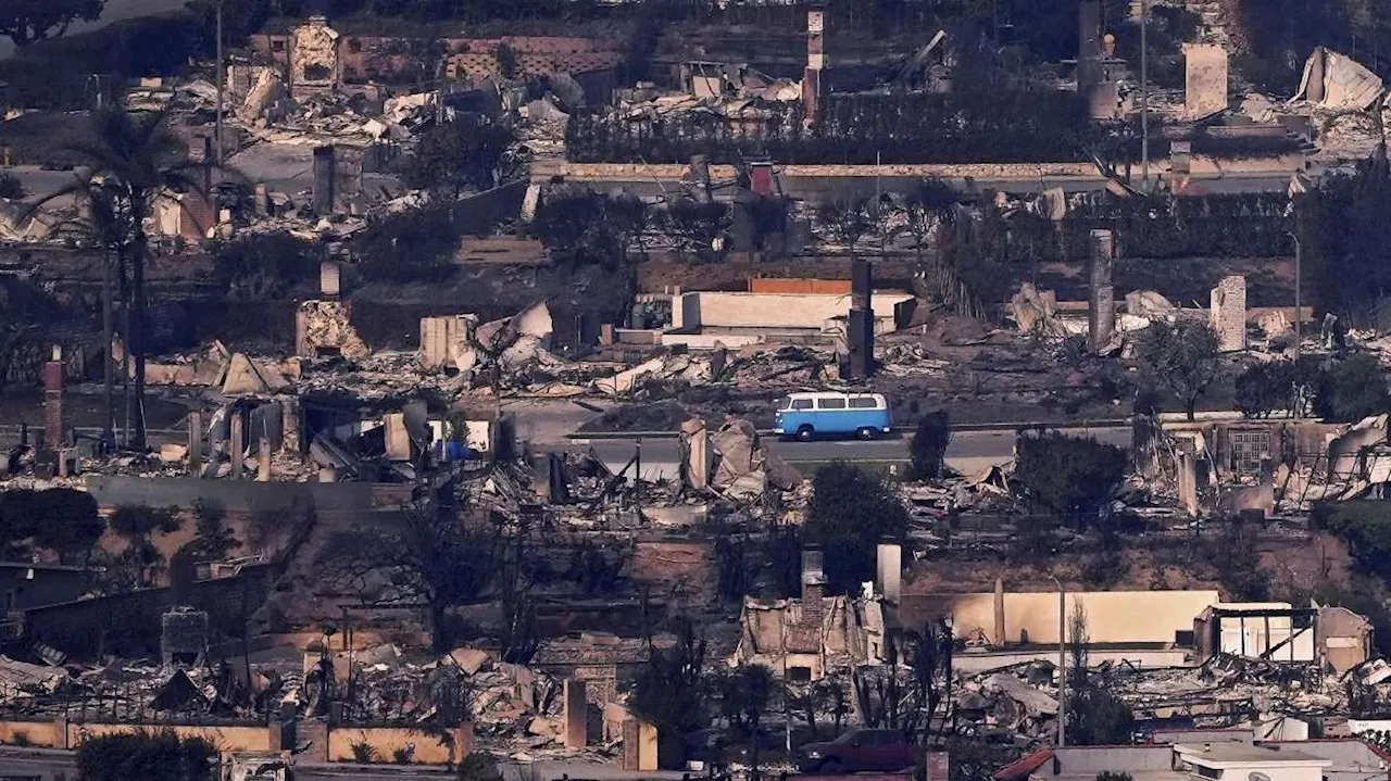 California Wildfire Survivor: A Blue VW Van Finds Magic Amidst Destruction