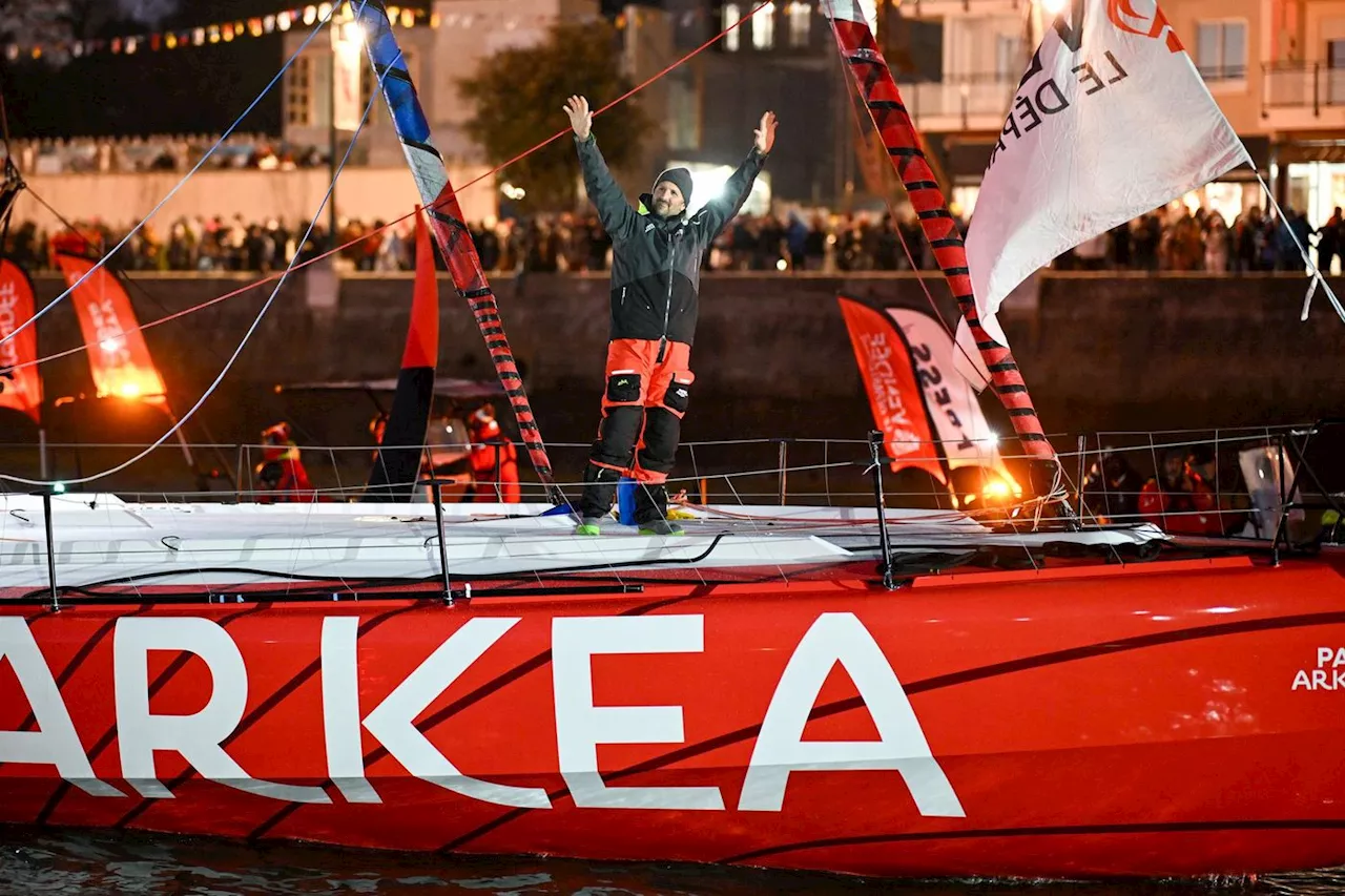 Vendée Globe : le Français Yoann Richomme deuxième aux Sables-d’Olonne