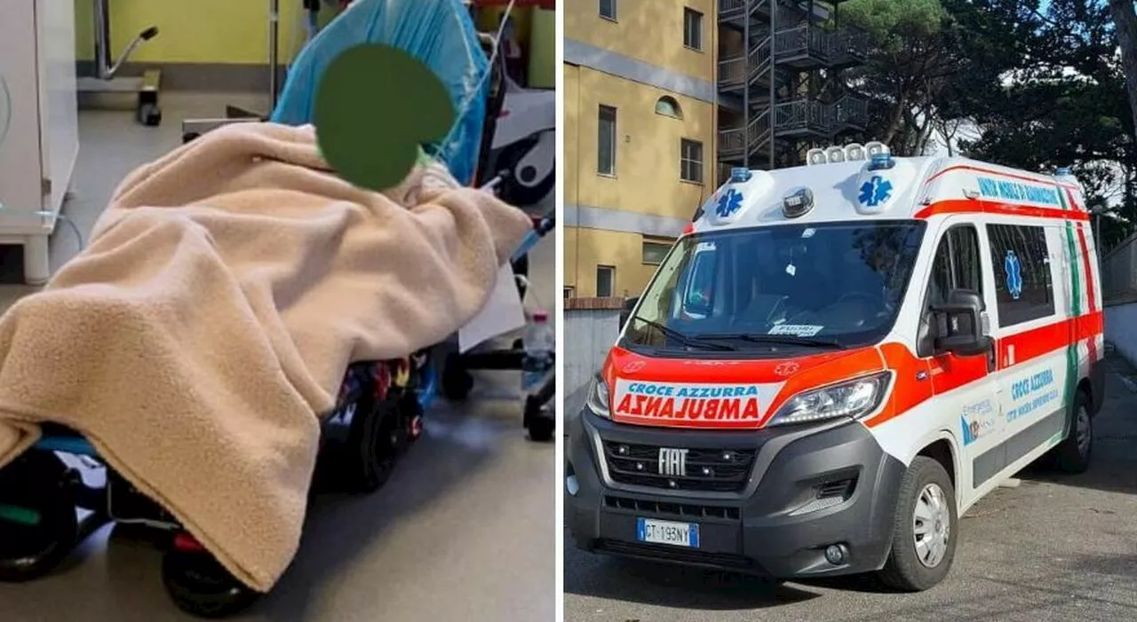 Donna di 94 anni bloccata per 60 ore in ambulanza al pronto soccorso