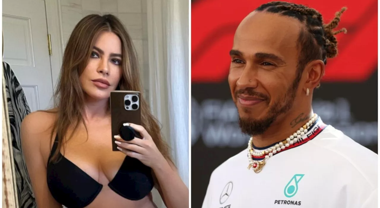 Hamilton e Sofia Vergara: flirt a New York, l'esordio con la Ferrari si avvicina