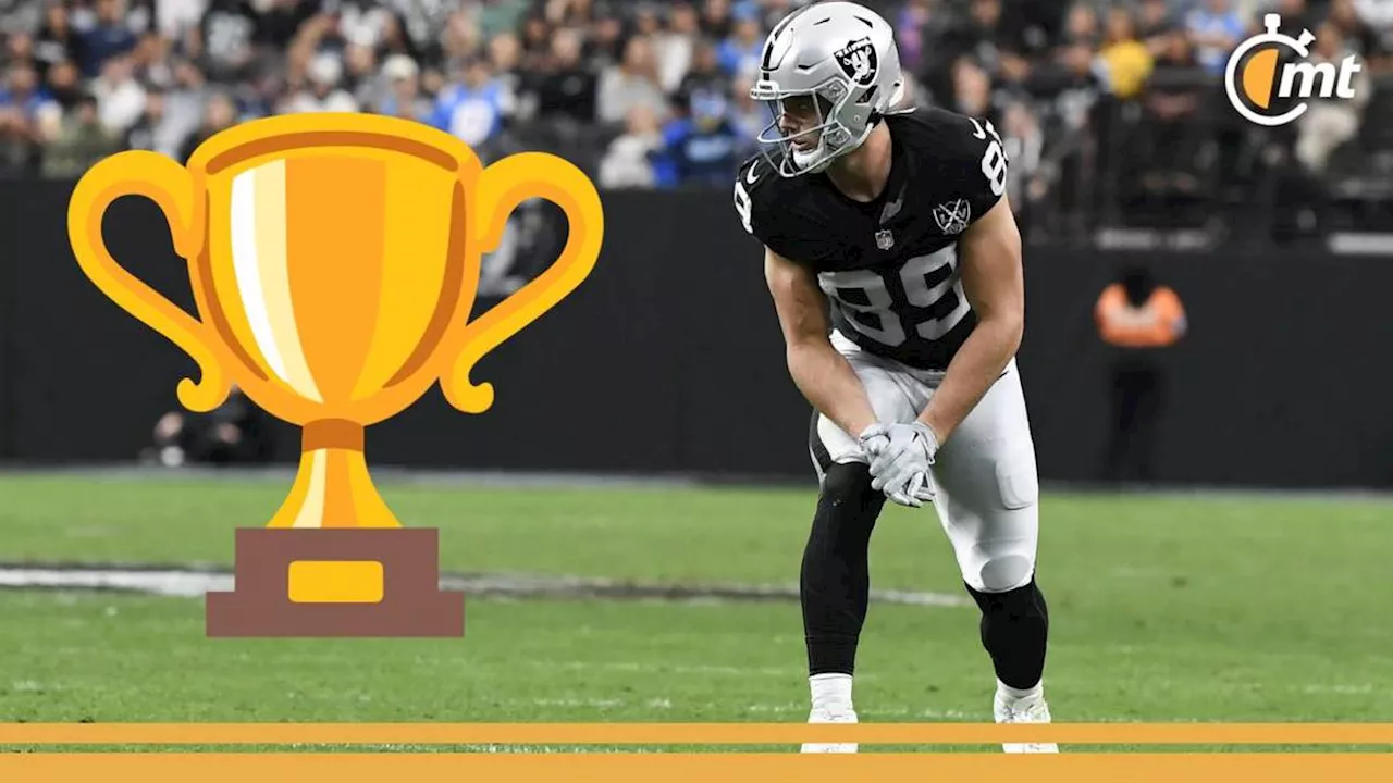 Brock Bowers de Raiders destaca entre los finalistas al novato del año en la NFL