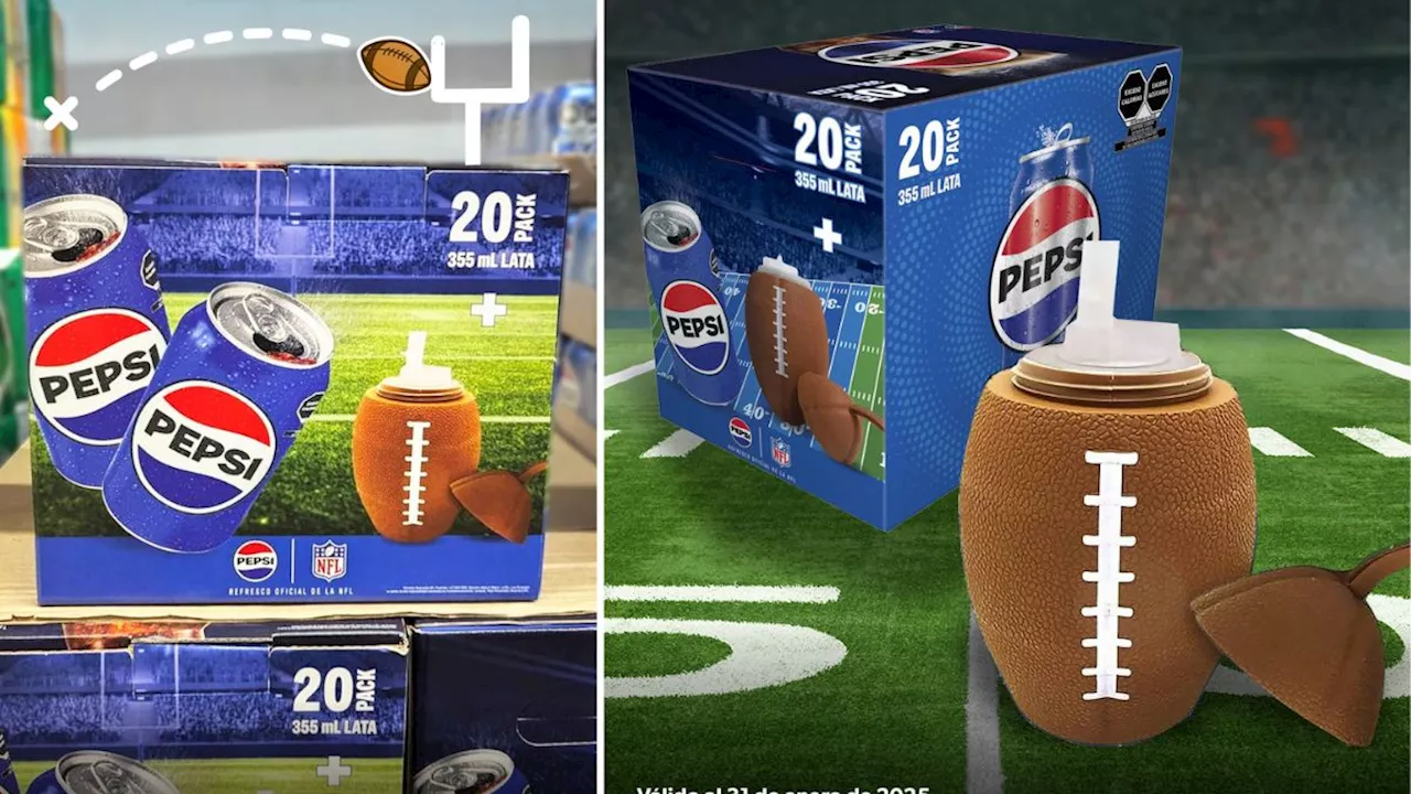 ¿Quieres un Termo Coleccionable de la NFL? Pepsi y Sam's Club Te Lo Regalan!