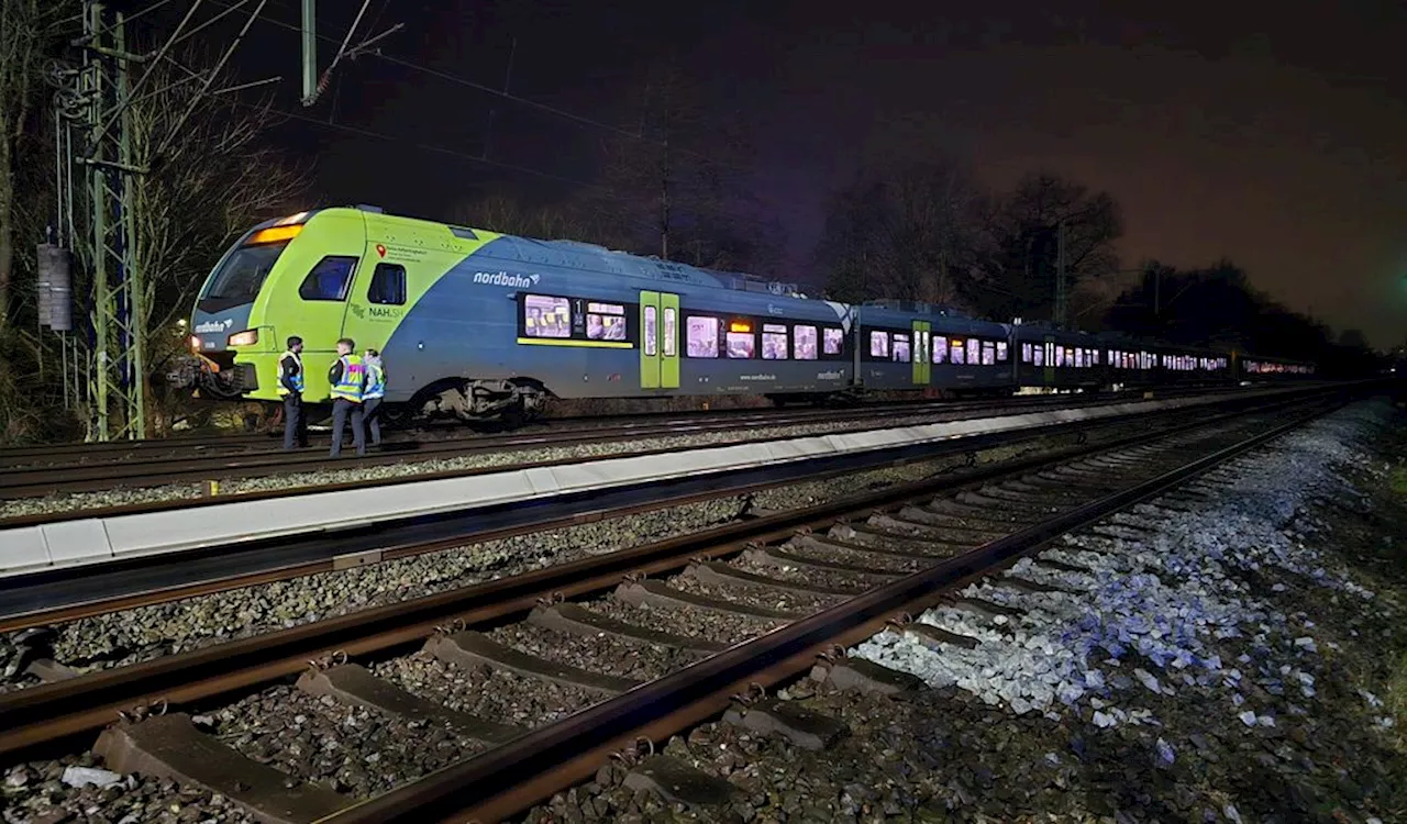 Tödlicher Unfall auf der Bahnstrecke zwischen Halstenbek und Pinneberg