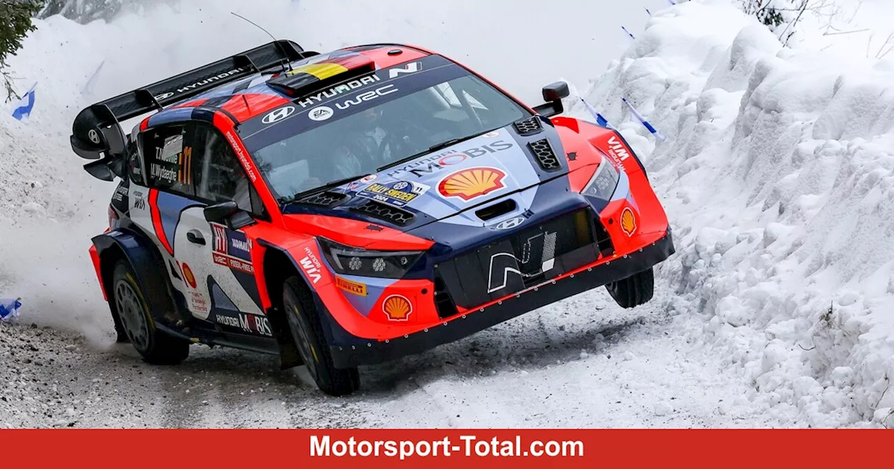 Hyundai startet mit Upgrade-i20 N Rally1 bei der Rallye Schweden