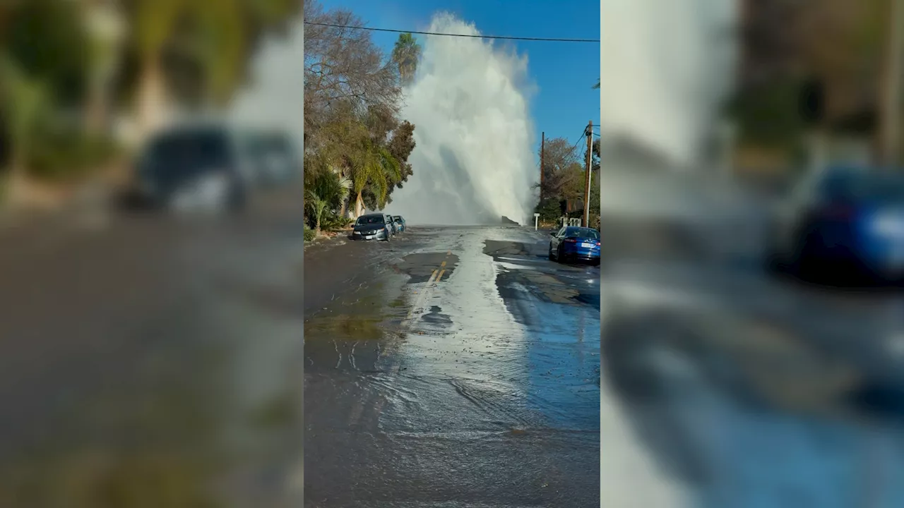 Water main breaks leave Escondido school, 100+ residents without water, city says