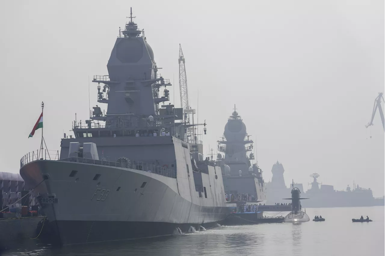 India Launches Submarine, Destroyer and Frigate, Strengthening Its Naval Presence in the Indian Ocean