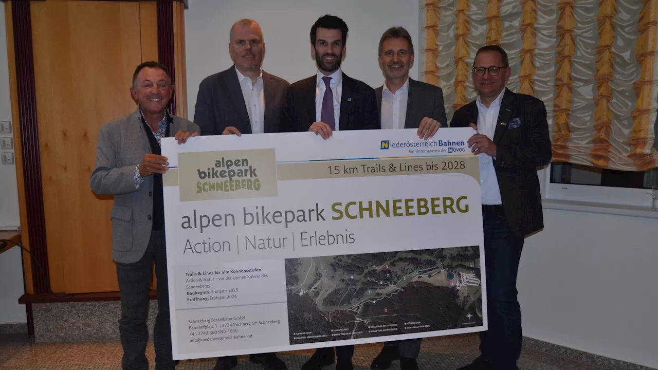 Ab 2026 gibt es Bike-Action entlang der „Schneeberg Sesselbahn“