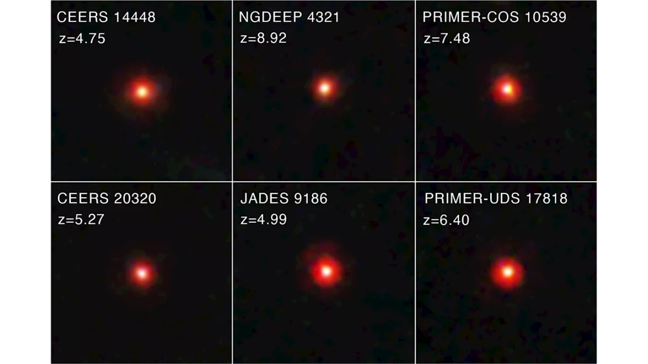 James Webb Telescope Reveals 'Little Red Dots' - Clues to Early Galaxy Formation