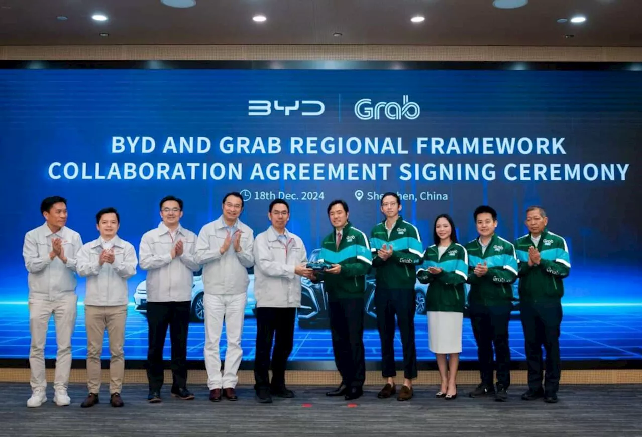 Grab and BYD enter strategic partnership to expand ‘Eco-Friendly Ride’ offering