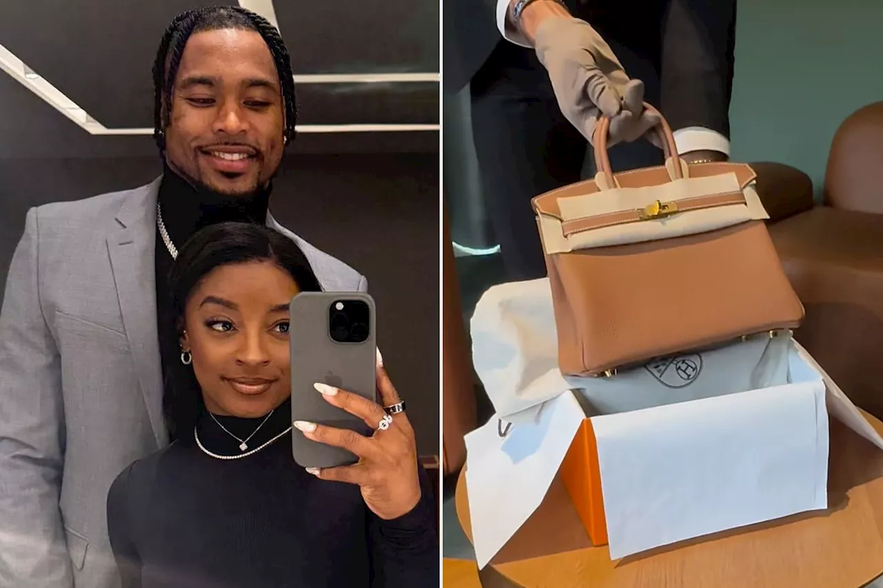 Simone Biles Buys Hermès Birkin Bag, Says Husband Jonathan Owens Provided 'Emotional Support'