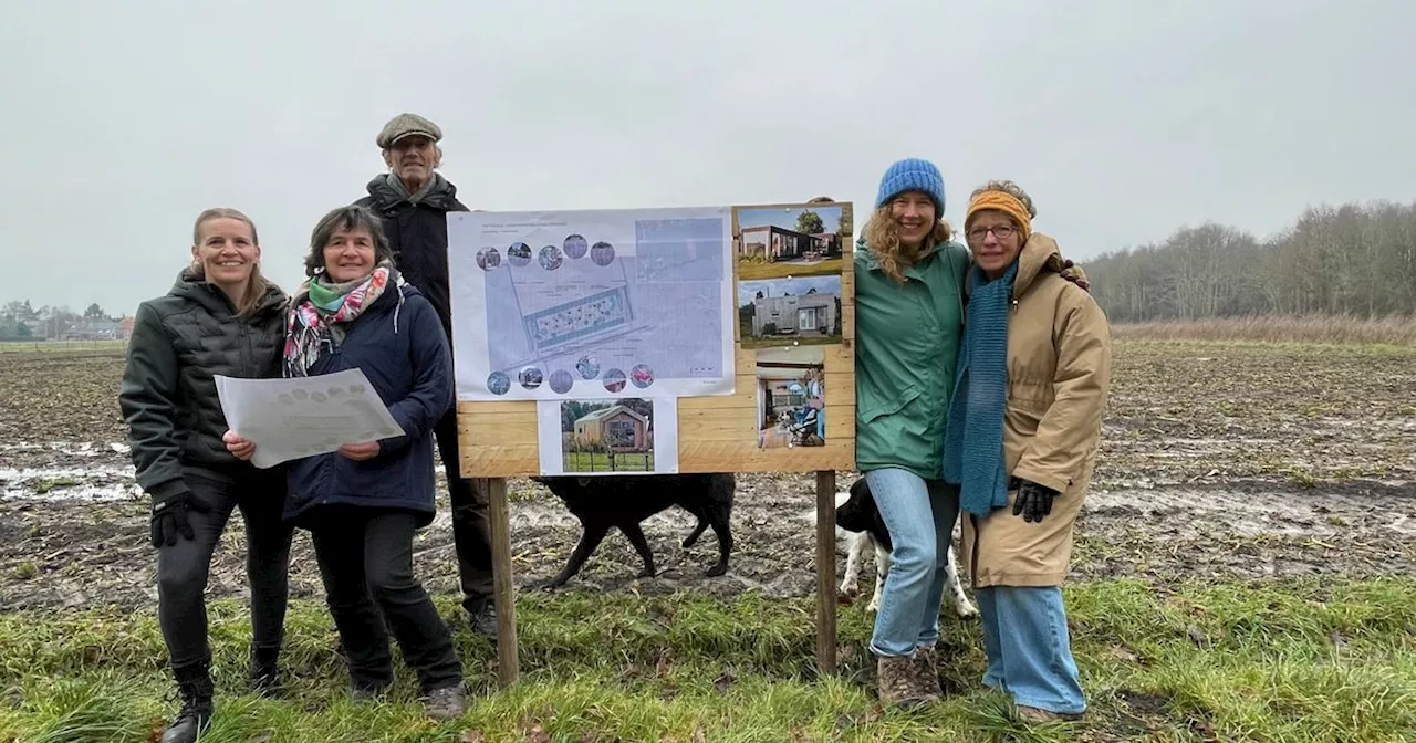 Toekomstige inwoners Gasselternijveen onthullen ontwerp tiny houses wijk