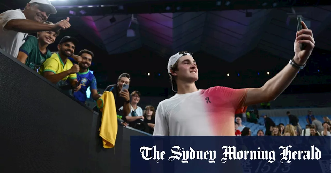 Teenager Joao Fonseca Stuns Andrey Rublev at Australian Open