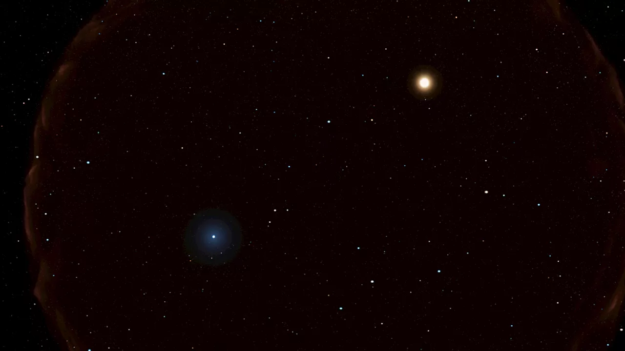 Triple-Star System's Violent Past Revealed in Blue Lurker's Spin