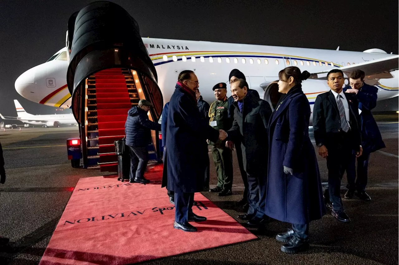 PM Anwar arrives in London for working visit to UK