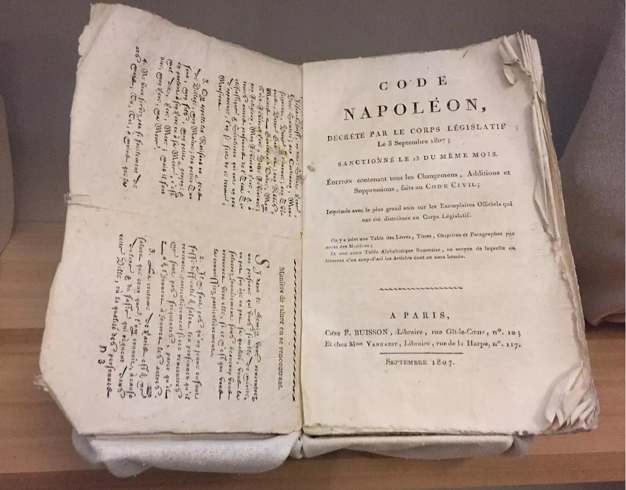 Un Code civil de Napoléon Bonaparte mis en vente chez Tajan