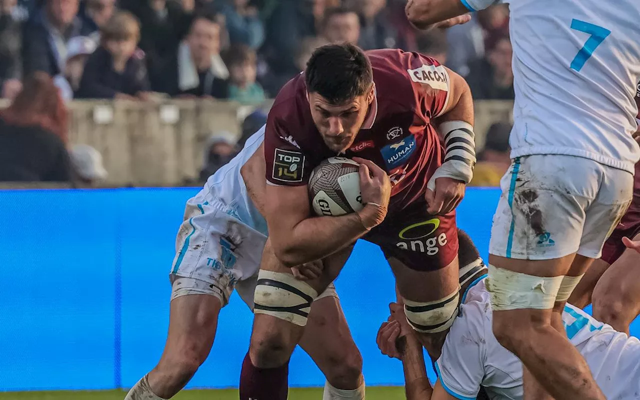 Union Bordeaux-Bègles (UBB) : Cazeaux forfait face aux Sharks, le retour de Gray en suspens